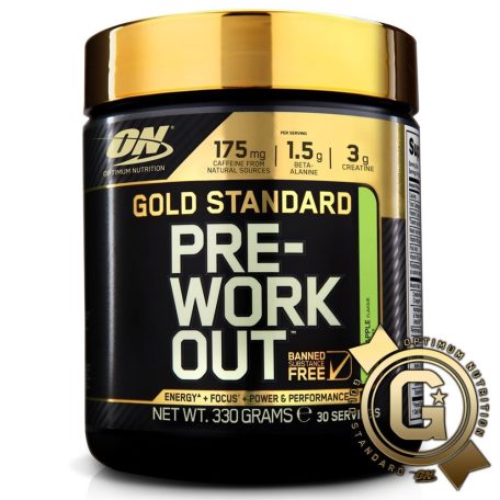 ON Gold Standard Pre Workout 330 g edzés előtti teljesítménynövelő
