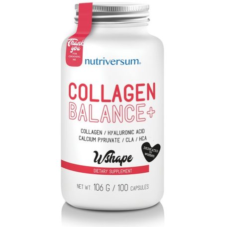 WSHAPE Collagen Balance+ 100 kapszula