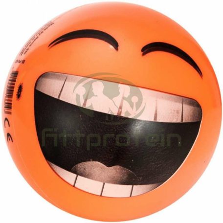 Gumilabda Smiley 22 cm narancssárga
