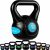 Kettlebell Movit 3 kg fekete-világos kék