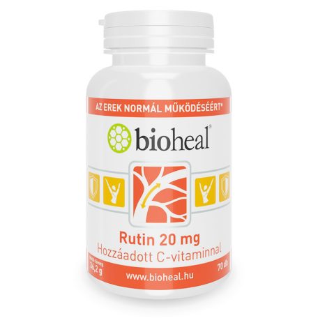 Bioheal Rutin 20 mg Hozzáadaott C-vitaminnal 70 tabletta