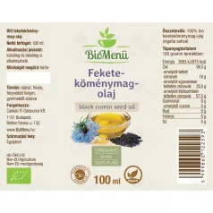 BioMenü BIO Feketeköménymag-olaj 100ml
