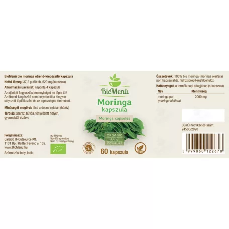 BioMenü BIO Moringa 60 kapszula