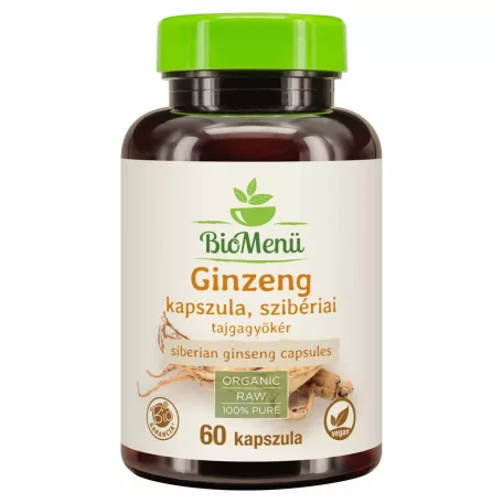 BioMenü BIO GINZENG szibériai 60 kapszula