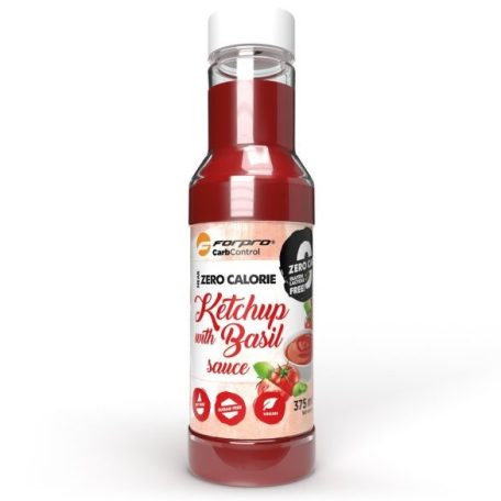 Forpro Near Zero Calorie Ketchup with Basil Sauce 375ml