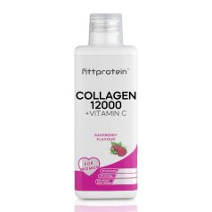 Fittprotein Collagen 12000mg +Vitamin C íz: Málna