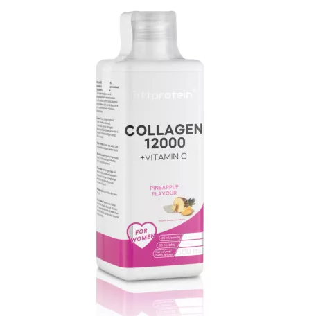 Fittprotein Collagen 12000mg +Vitamin C Ananász íz
