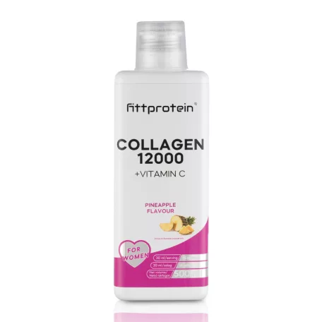 Fittprotein Collagen 12000mg +Vitamin C Ananász íz