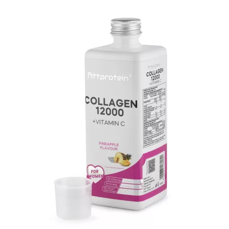 Fittprotein Collagen 12000mg +Vitamin C Ananász íz