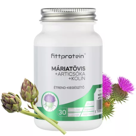 Fittprotein Máriatövis +Articsóka +Kolin 30 kapszula