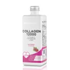 Fittprotein Collagen 12000 +Vitamin C Cukormentes - Málna íz