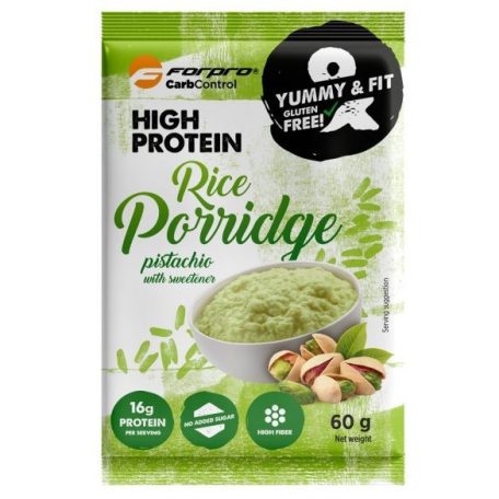 Forpro High Protein Rice Porridge with pistachio 1 karton (60gx20db) Lejárat: 2025.01.30