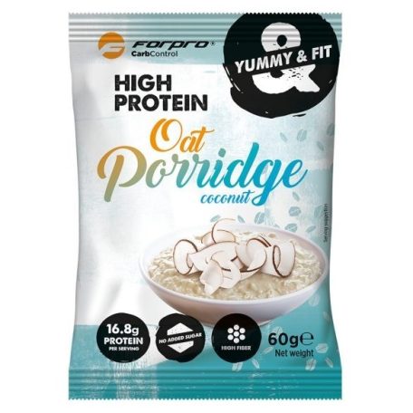 Forpro High Protein Oat Porridge - Coconut 60g Lejárat: 2023.09.30