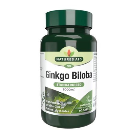 Natures Aid Ginkgo Biloba 120 mg kivonat 90 tabletta