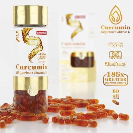 Nutrend Curcumin + Bioperine + Vitamin D 60 kapszula