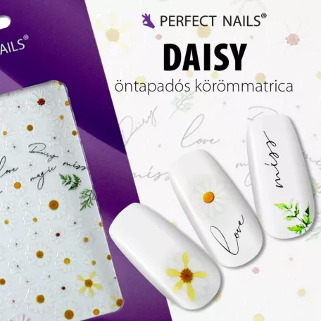 Körömmatrica - Daisy - Perfect Nails
