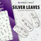 Körömmatrica - Silver Leaves - Perfect Nails