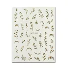 Körömmatrica - Golden Leaves - Perfect Nails