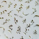 Körömmatrica - Golden Leaves - Perfect Nails