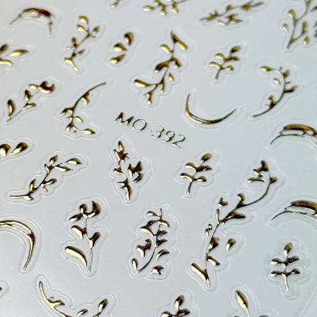 Körömmatrica - Golden Leaves - Perfect Nails