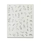 Körömmatrica - Silver Nature - Perfect Nails