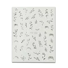 Körömmatrica - Silver Nature - Perfect Nails