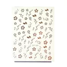 Körömmatrica - Rose Gold Flowers - Perfect Nails