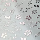 Körömmatrica - Rose Gold Flowers - Perfect Nails