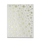 Körömmatrica - Golden Snowflakes - Perfect Nails