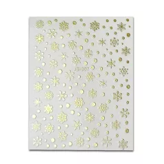 Körömmatrica - Golden Snowflakes - Perfect Nails