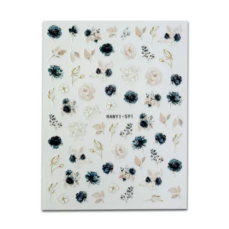 Körömmatrica - Wedding Flowers - Perfect Nails