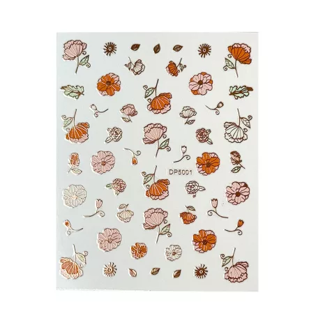 Körömmatrica - Garden Flowers - Perfect Nails