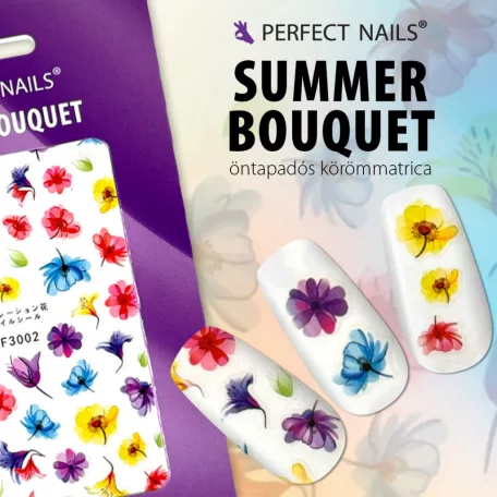 Körömmatrica - Summer Bouquet - Perfect Nails