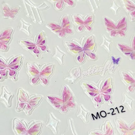 Körömmatrica - Holo Butterflies I. - Perfect Nails