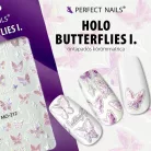 Körömmatrica - Holo Butterflies I. - Perfect Nails