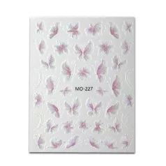 Körömmatrica - Holo Butterflies II. - Perfect Nails