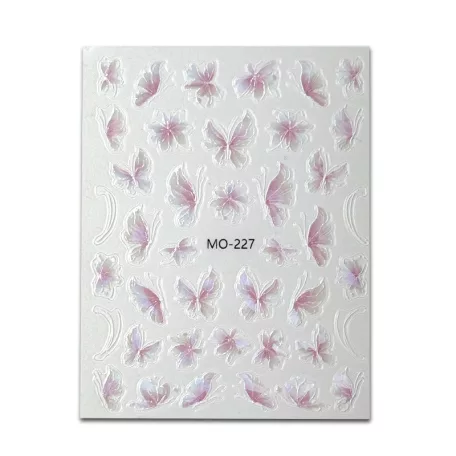 Körömmatrica - Holo Butterflies II. - Perfect Nails