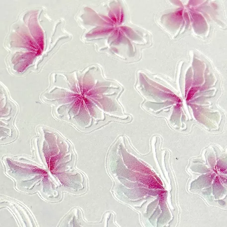 Körömmatrica - Holo Butterflies II. - Perfect Nails