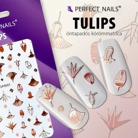 Körömmatrica - Tulips - Perfect Nails