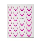 Körömmatrica - Easy French Hot Pink - Perfect Nails