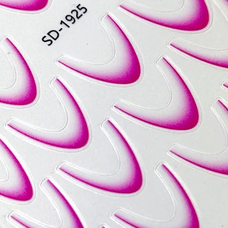 Körömmatrica - Easy French Hot Pink - Perfect Nails