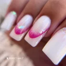 Körömmatrica - Easy French Hot Pink - Perfect Nails