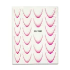 Körömmatrica - Easy French Light Pink - Perfect Nails