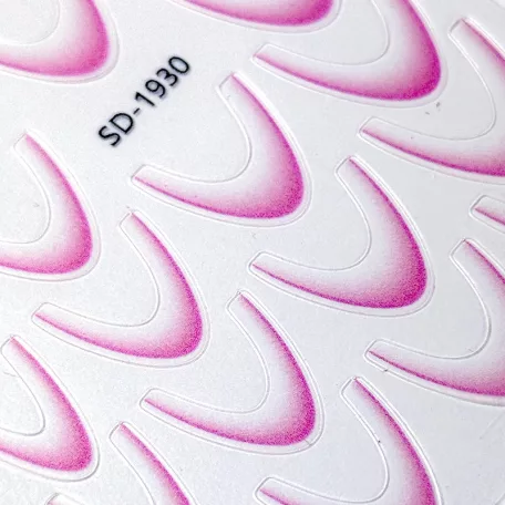 Körömmatrica - Easy French Light Pink - Perfect Nails