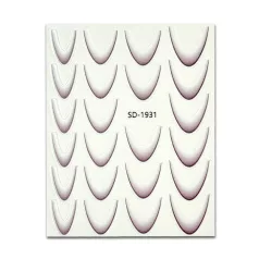 Körömmatrica - Easy French Brown - Perfect Nails