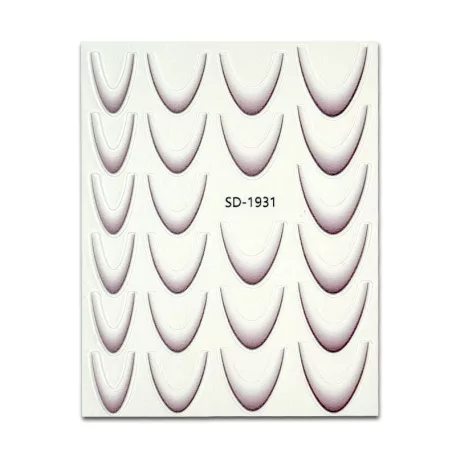 Körömmatrica - Easy French Brown - Perfect Nails