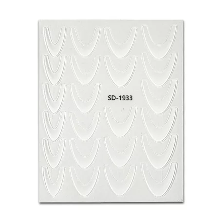 Körömmatrica - Easy French White - Perfect Nails