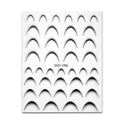 Körömmatrica - Easy French Black Mini - Perfect Nails