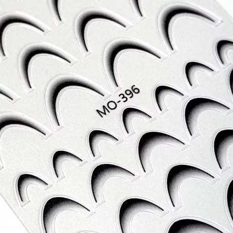 Körömmatrica - Easy French Black Mini - Perfect Nails