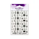 Körömmatrica - Script - Perfect Nails